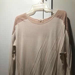 Cute dolman with see through cut outs